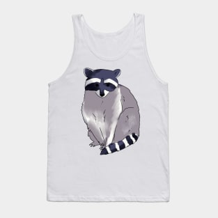 Raccoon illustration Tank Top